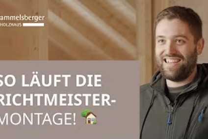 Richtmeistermontage bei Frammelsberger